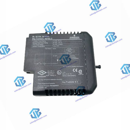 DI 32-Channel 24 VDC Dry Contact Card | KJ3203X1-BA1 Emerson