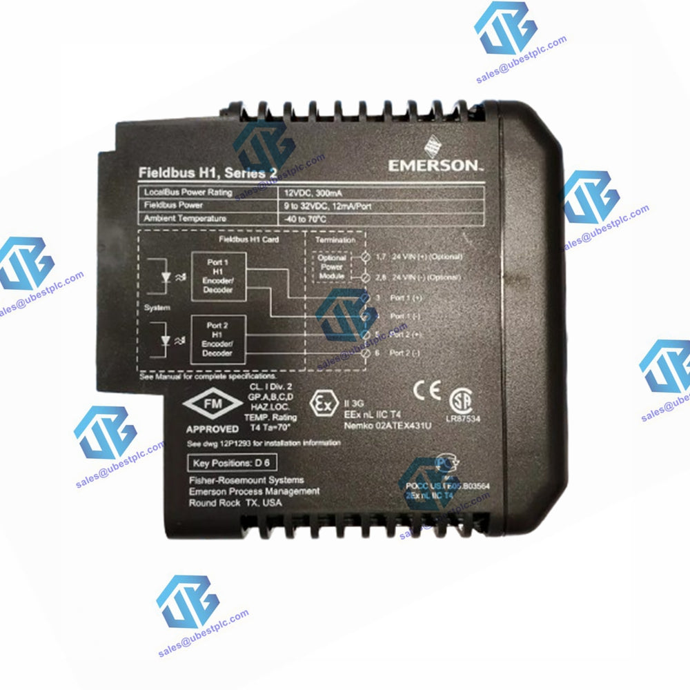 KJ3242X1-BA1 Emerson | Fieldbus H1 Card